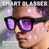 HD Camera Smart Glasses AI Translation Bluetooth Call Wearable Eyewear Lightweight Travel Vlogging Outdoor Sports Compatible Android IOS 800W Pixels