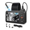 Triple Lens Endoscope with Light, 4.5" HD IPS Screen Industrial Borescope Camera, 8 + 2 Lights, 8X Zoom