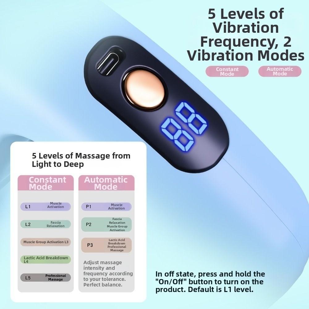 Portable Electric Fascia Massage Ring Ergonomic Full-Body Fascia Ring Full Body Relaxation