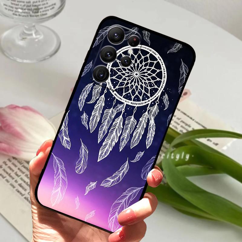 For Samsung S25 Ultra Soft Case S23 Ultra 5G Silicone TPU Phone Back Cover For Samsung Galaxy S24 Ultra Cute Animal Bumper Coque