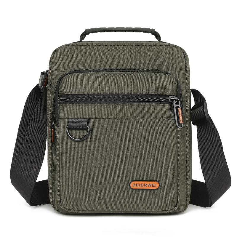 Men's bag new Oxford cloth men's casual messenger bag multi-layer business shoulder bag waterproof wallet tool backpack