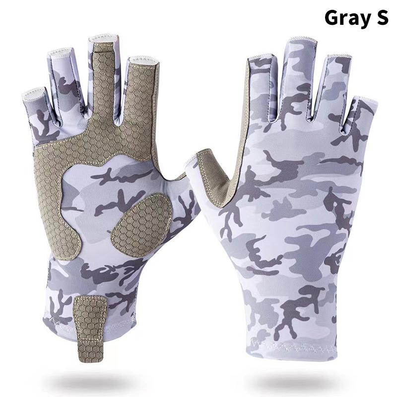 Half Finger Fishing Gloves Anti-Sting Workout Gloves Wear-Resistant Anti-Cutting Breathable Non-Slip Outdoor Fishing Accessories