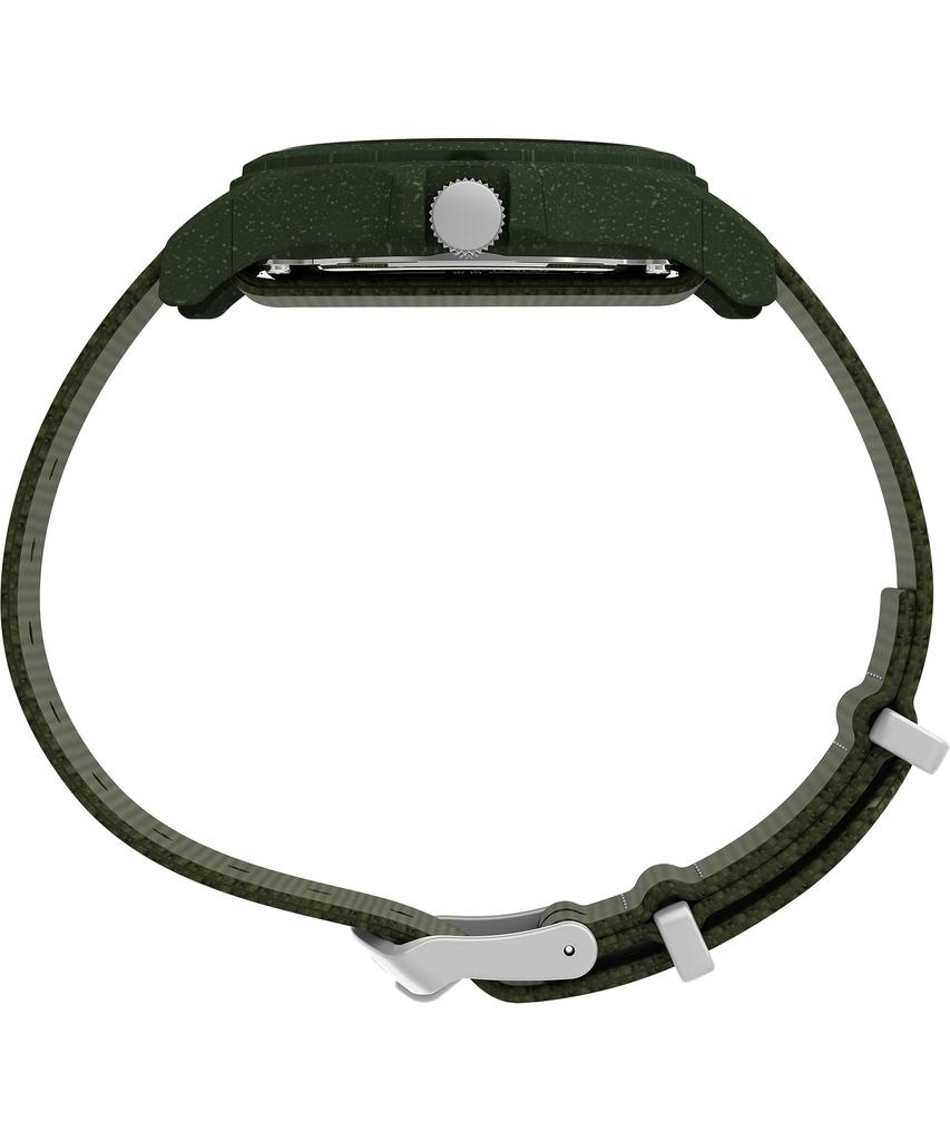 TIMEX Reclaim Ocean TW2V96000 40mm Quartz Watch Khaki Dial Tide Ocean Material Unisex