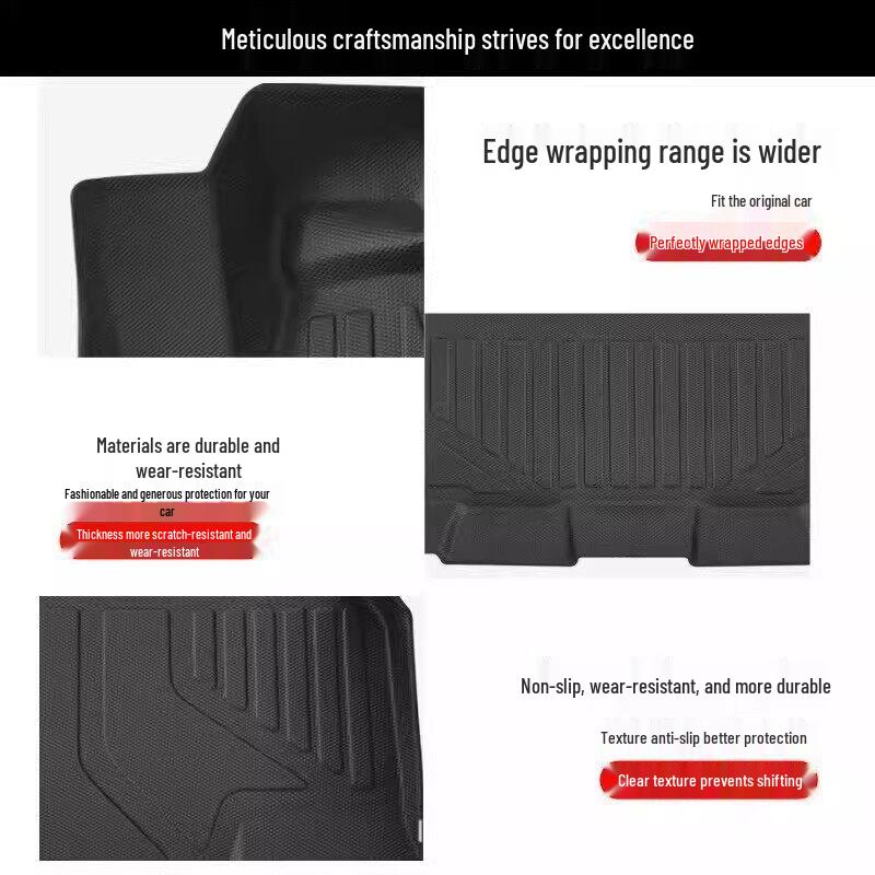 Ford EcoSport 12-Year RHD TPE Odorless, Wear-Resistant, Eco-Friendly, Waterproof, Anti-Slip Car Floor Mats