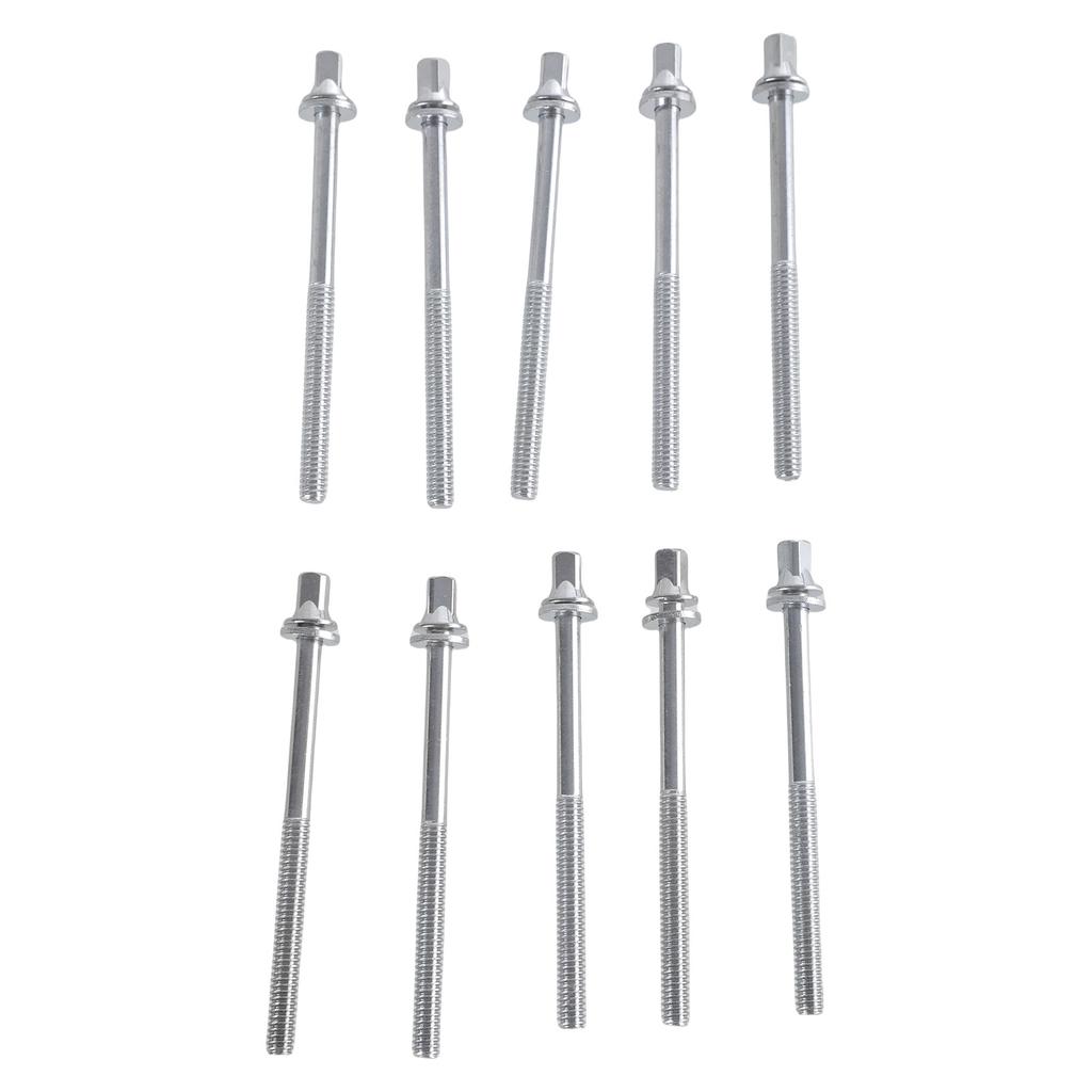 10PCS Drum Set Screws Metal Drum Screw Essential Metal Instrument Replacement Part for Percussion Musical Instruments