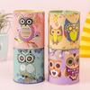 Owl Metal Piggy Bank Coin Box Jewelry Storage Mini Tin Gift Cute Organizer Savings Home Accessories Living Room Decoration