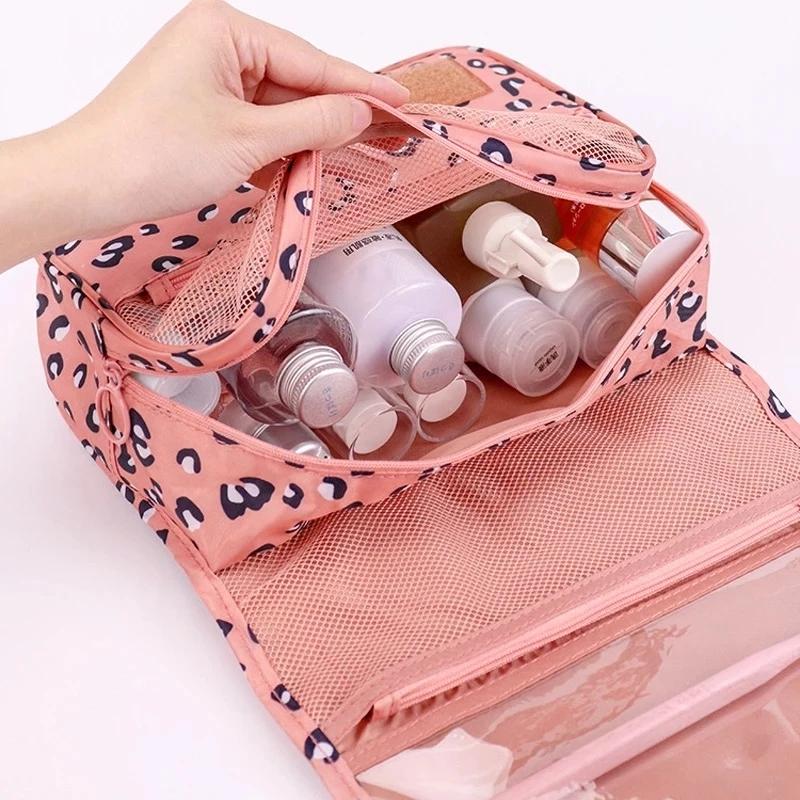 High Capacity Makeup Bag Travel Cosmetic Bag Waterproof Toiletries Storage Bags Travel Kit Ladies Beauty Bag Organizer