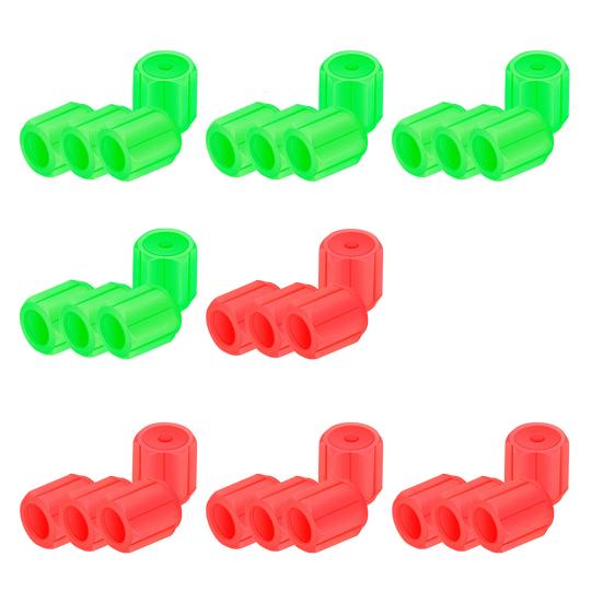 Glowing Car Tire Valve Caps Waterproof Glow in The Dark Tire Lights Night Safety Light Universal Bicycle Stem Covers for Car Truck SUV