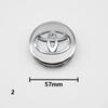 4pcs 57mm/62mm Car Tyre Wheel Center Hub Cap Badge Logo Rim Emblem For Toyota Corolla Camry Yaris CHR Rav4 Auris Verso Avalon LPTWX1
