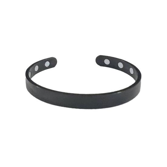 Magnetic Bracelet Adjustable Unisex Bracelet Minimalist Alloy Bangle with Effective Magnets Open Cuff Bracelet Gift for Men And Women