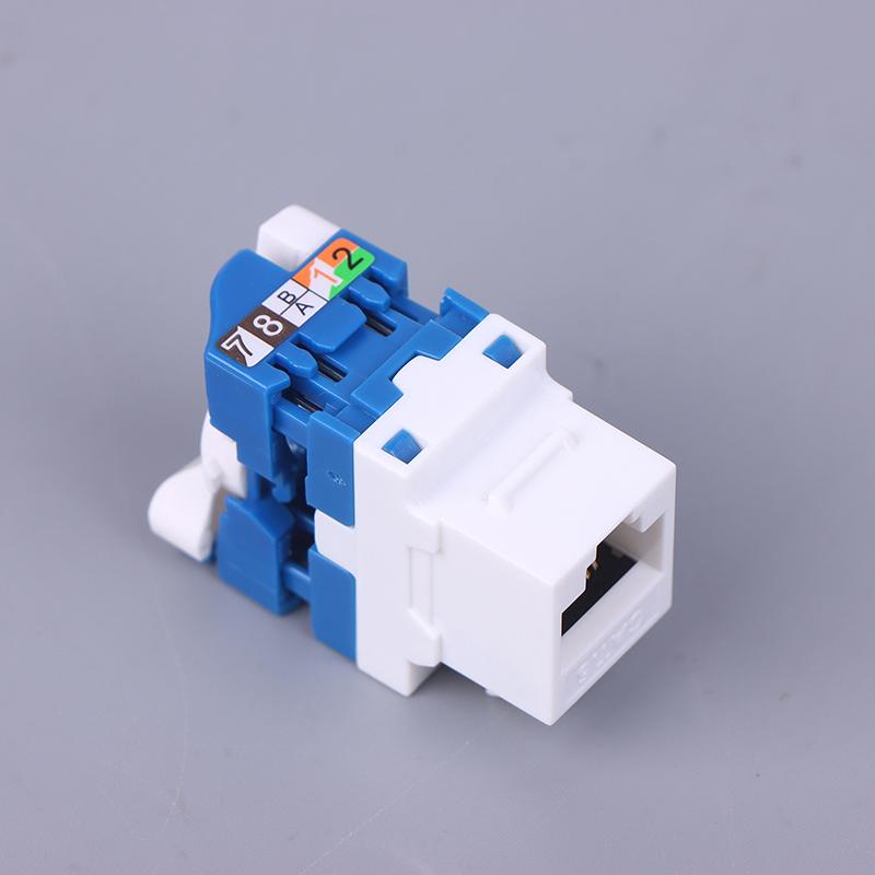 Whirling Wire Cat6 Rj45 Toolless Lan Insert Keystone Ethernet Module Jack Gigabit Utp Tool-Free Ineternet Socket