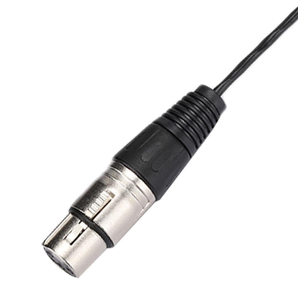 Copper Wire Mini XLR 3pin to XLR 3pin Female Aluminum Foil Shielded Microphone Cable Daily Use