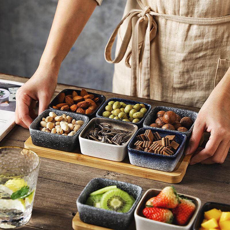 ZISIZ Japanische geteilte Keramik-Snackplatte
