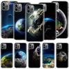 Earth, Stars, Space Phone Case For Apple Iphone 12 13 Mini 14 15 Pro 17 Pro Max Air 11 16E 16 Plus Shell Cover Clear T