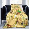 1 stuks, Disney Winnie de Poeh Konijn Tuingereedschap Huis Decoratief Plaid Perfect voor Bank, Bed, Reizen, Kamperen, Auto, Strand, Kantoor