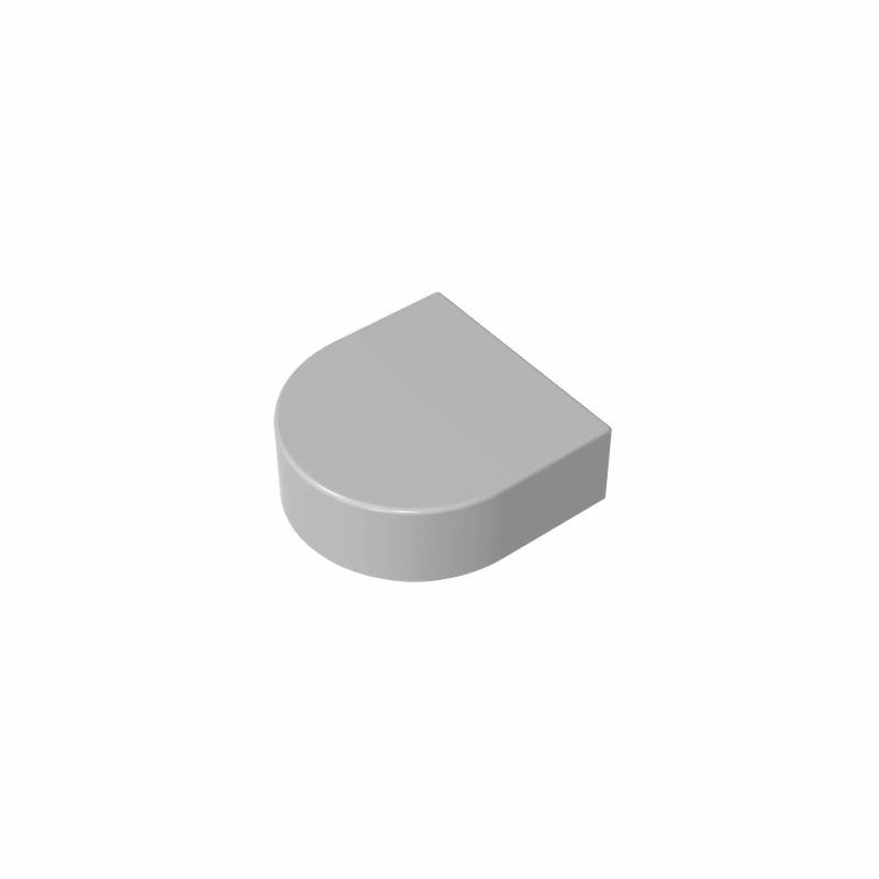 50pcs 24246 35399 Tile Round 1x1 Half Circle Extended Building Block Toy Compatible Educational Creative Size Gift DIY MOC
