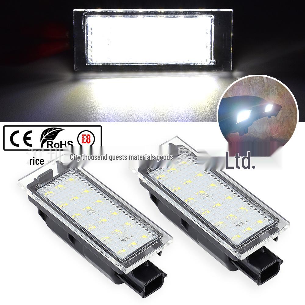 Renault LED License Plate Light for Clio, Laguna, Espace, Megane