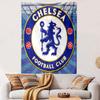 Chelsea FC Logo Hanging Tapestry Design Patterned Tapestry Home Decor, Suitable for Bedroom and Living Room, Gift