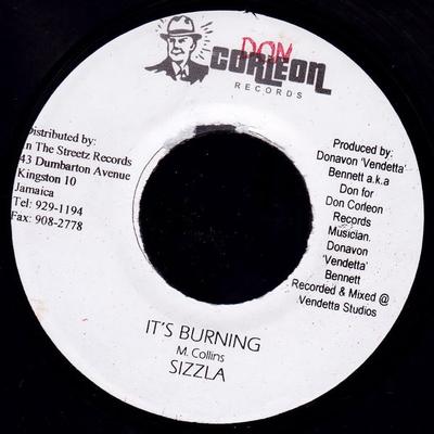 Disco de 7 polegadas SIZZLA - It's Burning NONE Don Corleon Rec 2003 Jamaica Reggae, Ska & Dub Usado