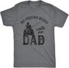 My Fishing Buddy Calls Me Dad Gift Family Gray S To 5XL Shirt Unisex T-Shirt