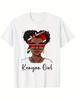 HerenS 230g Katoen Enkelzijdig Bedrukt Ronde Hals Korte Mouw T-shirt Kenia Vlag Set