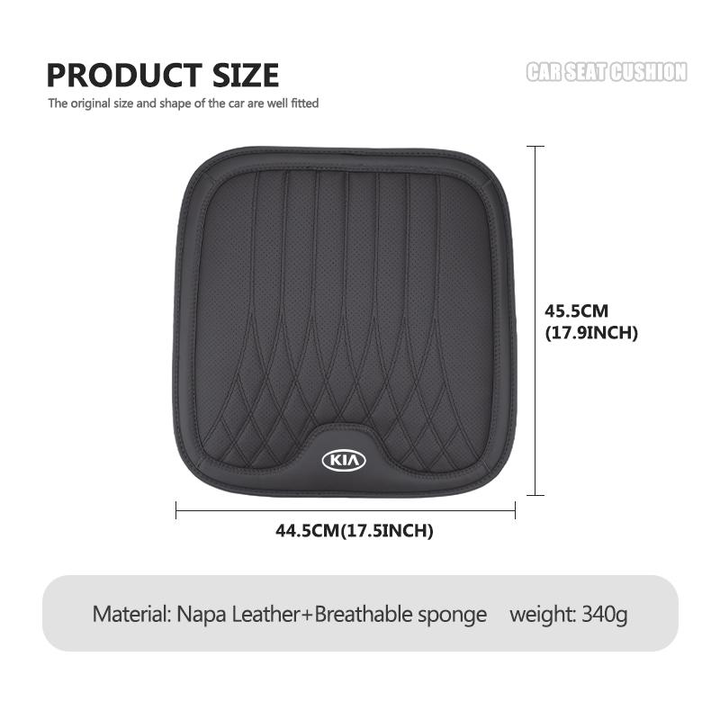 Car Seat Driver Leather Anti-slip Breathable Cushion Pad For KIA Ceed Sportage Rio K5 K2 Optima Cerato Proceed Venga