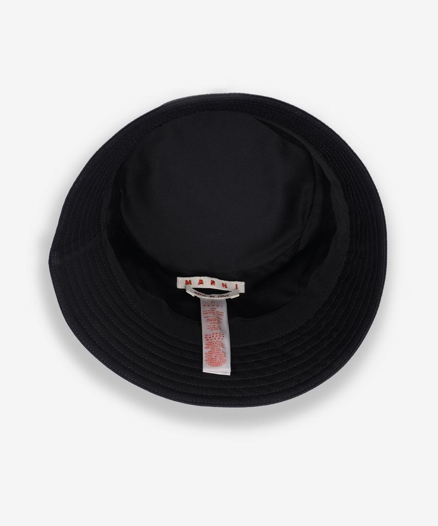 MARNI Logo Embroidered Bucket Hat - Black / Clzc0110S0Uac00500N99