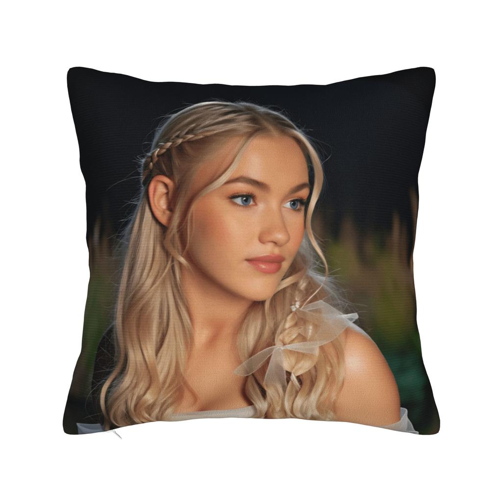 Freya Skye British Singer Actress Pillow Cover Square Pillow Case Cushion Cover Retro Pillowcases For Wedding Party Home Decor