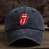 Retro baseballcaps med tungetrykk, moteriktig dad hat, buet brem, egnet for utendørs sport