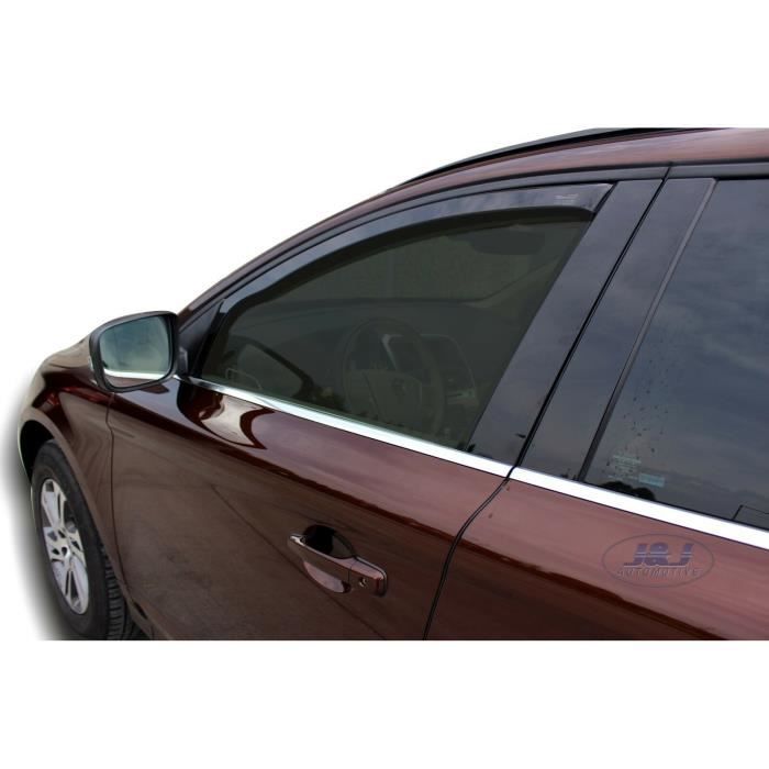 Air Deflectors - J&J AUTOMOTIVE - Heko - Smoked - Easy Installation - For Volvo XC60 2008-2016