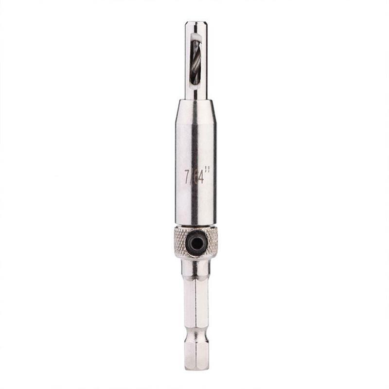 Premium Quality 4x Hex Shank Self Centering Door Window Hinge Twist Wood Drill Bit Hole Puncher With Brass Body
