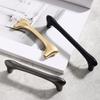 1pc Copper Zinc Alloy Cabinet Door Drawer Handle Black Gold Gray Hand In Hand Cabinet Drawer Handle
