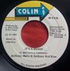 7inch Record ANTHONY MALVO  ANTHONY RED ROSE  Its A Shame NONE COLIN FAT 1993 Jamaica Reggae Ska  Dub Used