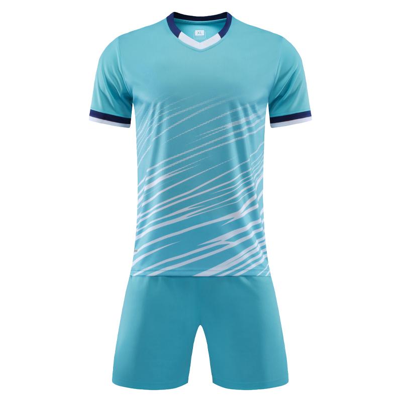 Soccer Print Suit Breathable Club Team Comfortable Quick Dry Shirts Shorts Running Training Jersey Tracksuit