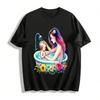 Mother Baby Bathing Parent-child Print Short Sleeve T-shirt Pure Cotton T-shirt