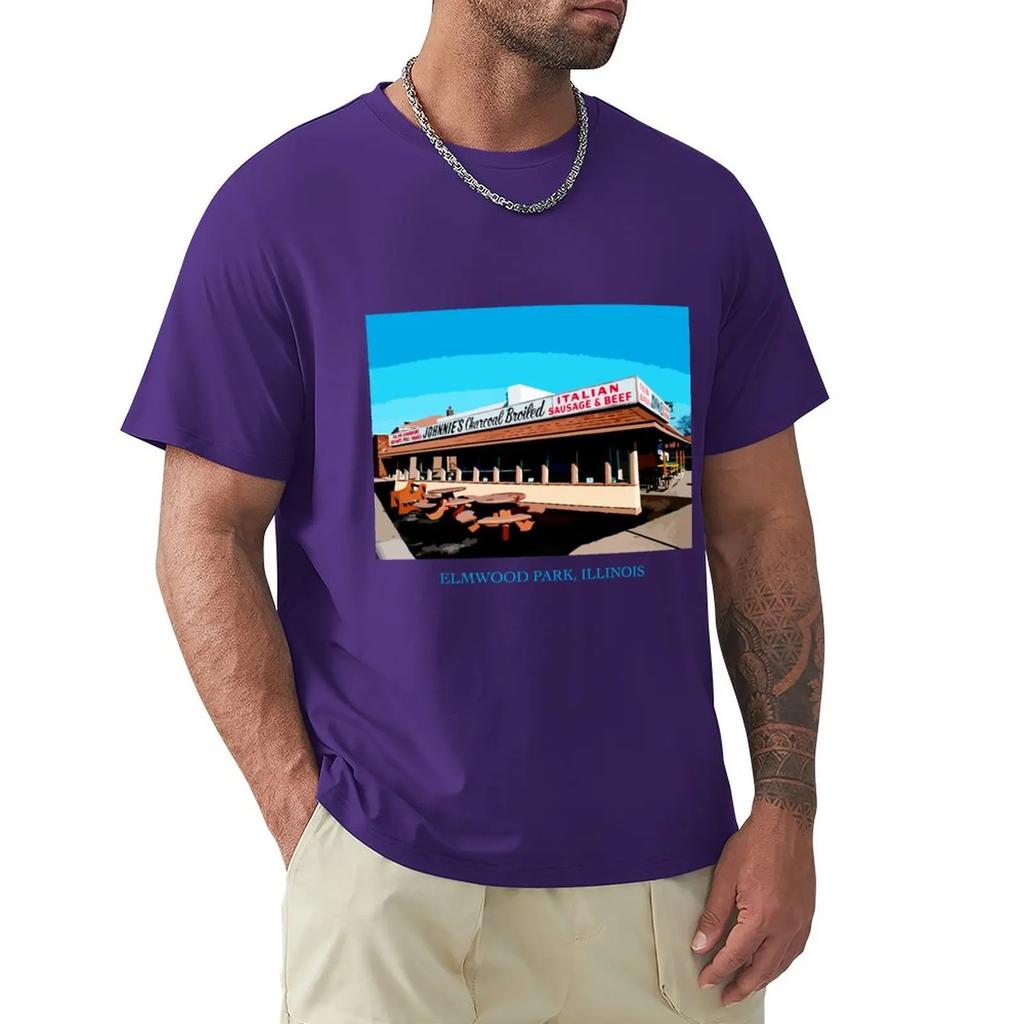 Johnnies Beef Elmwood Park Chicago Food Klassiker T-Shirt Bluse Sweat Herren-T-Shirts