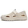 Summer Men's Sandals Handmade Mesh Breathable Casual Shoes