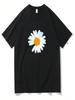 Kórejský štýl Tričko s potlačou malých sedmokrások Letné s krátkym rukávom Mikina Hip Hop Streetwear Y2k Vintage Unisex Tričko Fanúšikovia 01336
