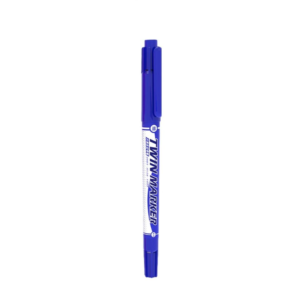 Plastic Dual Side Marker Pens Quick-drying Dual Tip Brush Pen High Quality Felt Tip Pens
