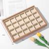 Rosewood Jewelry Box & Display Tray for Earrings and Necklaces