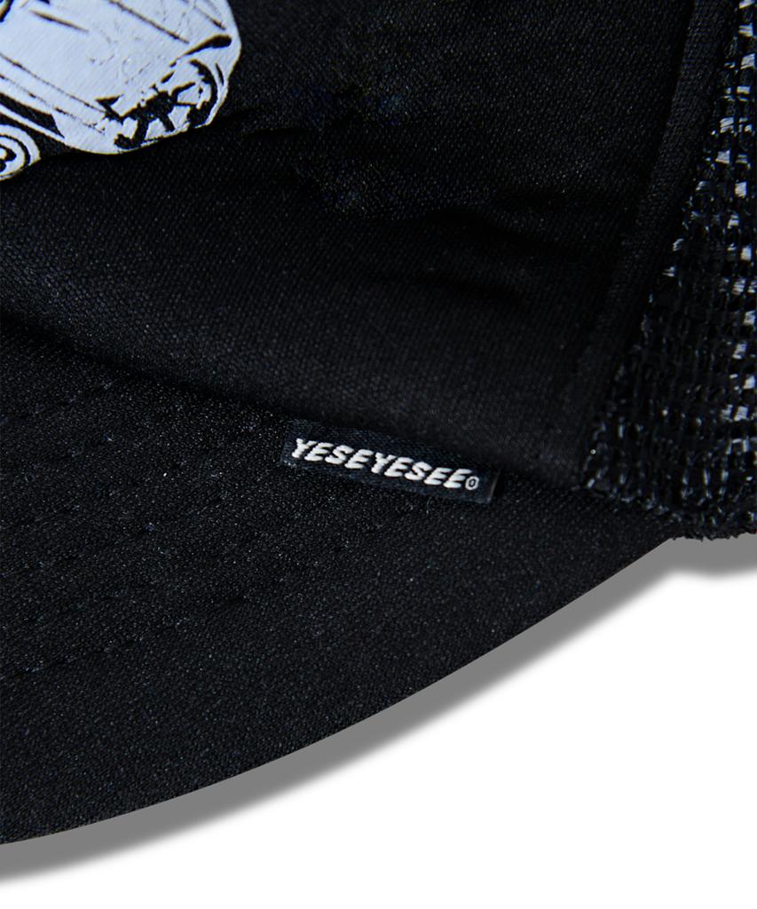 YESEYESEE Y.E.S X Fast & Furious Trucker Cap Black