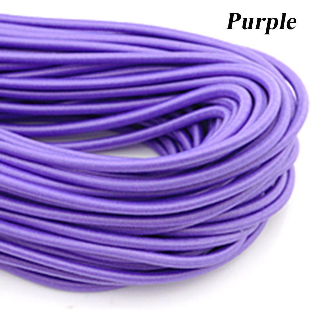 3mm 10m Accessory Fabric Apparel DIY Line Colorful Round Rubber Sewing Rope Elastic Band