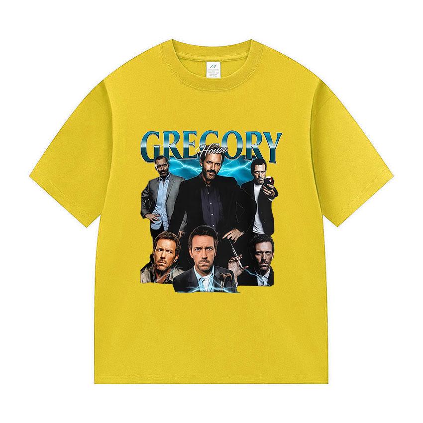 Dr Gregory House MD Funny Meme T Shirt Unisexs Gothic Fashion Short Sleeve Tshirts Vintage High Quality Cotton Tshirt Streetwear