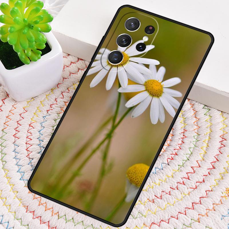 Daisy Flower Soft Phone Case for Samsung Galaxy Note 10 Pro S26 Ultra S23 S24 FE S25 S21 S22 PLUS Shockproof Cove