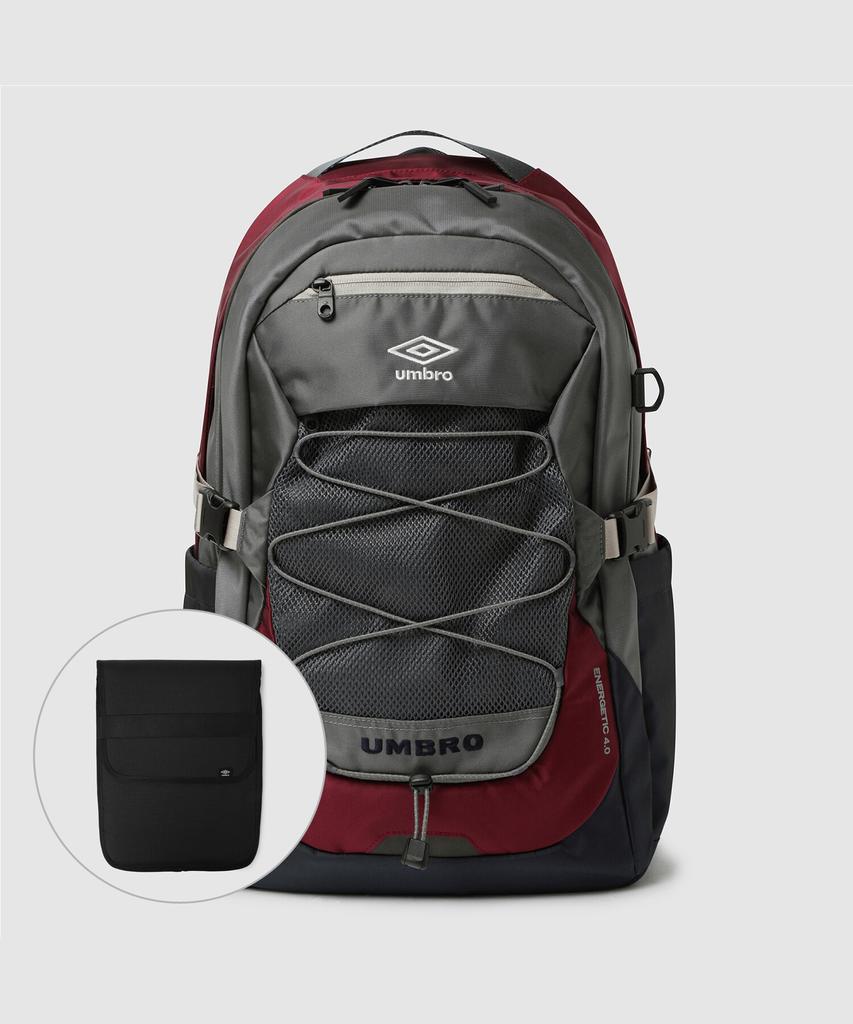 Umbro Energetic Backpack (29L)_ Components: Charcoal Laptop Pouch (Uq123Cbp18)