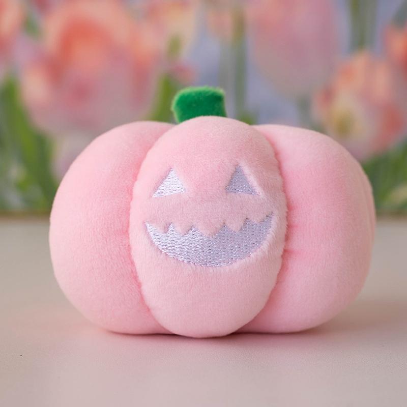 1Pc 10CM Cartoon Colorful Christmas Pumpkin Plush Toys Funny Night Light Pumpkin Pendant Dolls Cute Xmas Gift Halloween Decor