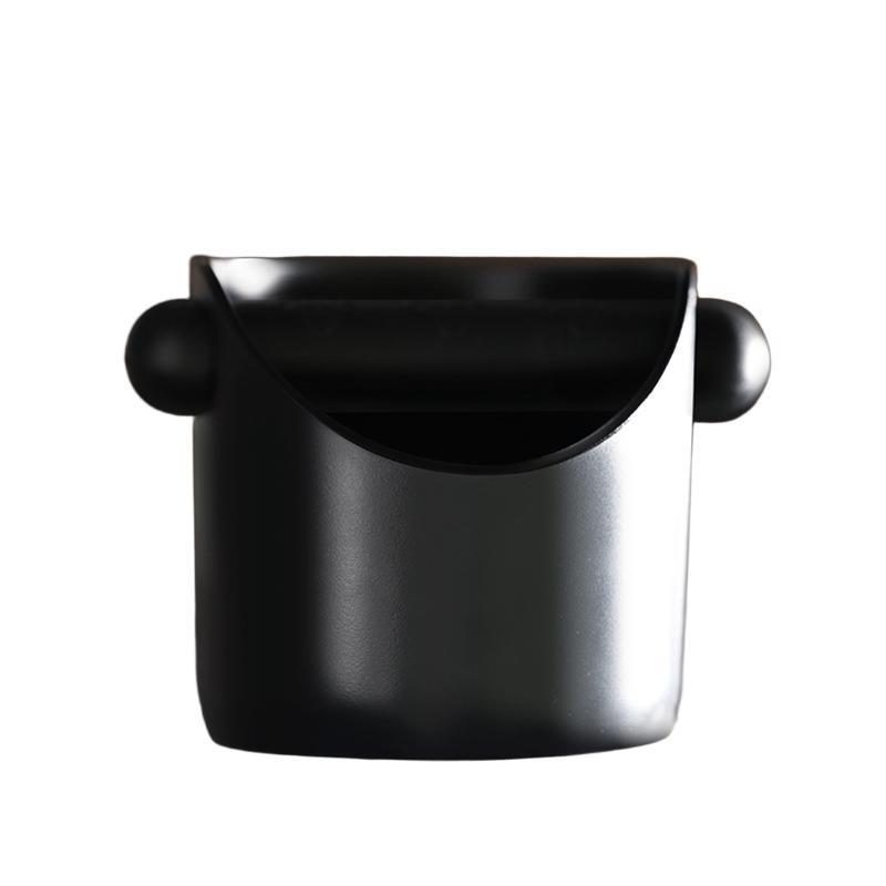 Shock-Absorbent Coffee Knock Box Anti-Slip Espresso Dump Bin For Coffee Grounds With Removable Knock Bar Coffee Grind Waste Bin
