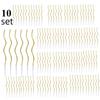 6/pcs10/20setBirthday Candles Spiral Cake Candles  Long Thin Cake Candles For Wedding Party And Cake Decoration
