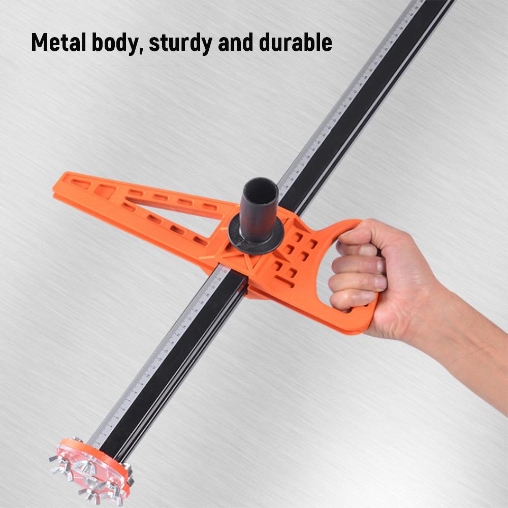 Dual-Blade Dual-Blade Board Cutter with Double-Push Handles, 20-600Mm Cutting Range, 4 Bearings for   Hand Pushing, Changing