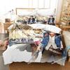 3D Anime The Legend Of Heroes Bedding Set Printed Bed Set Duvet Cover Sheet Pillowcase Bed Full Quilt Cover Soft Queen King Size